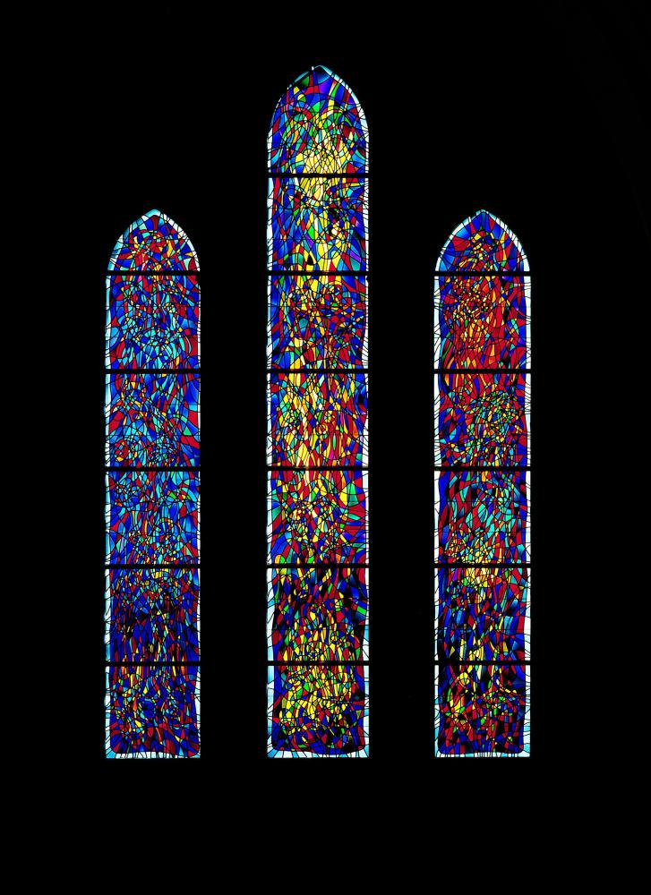 Hans Kaiser, Dickinson Window, Washington National Cathedral,1974-75 (eingesetzt 1976), Foto: Ken Cobb, Washington National Cathedral