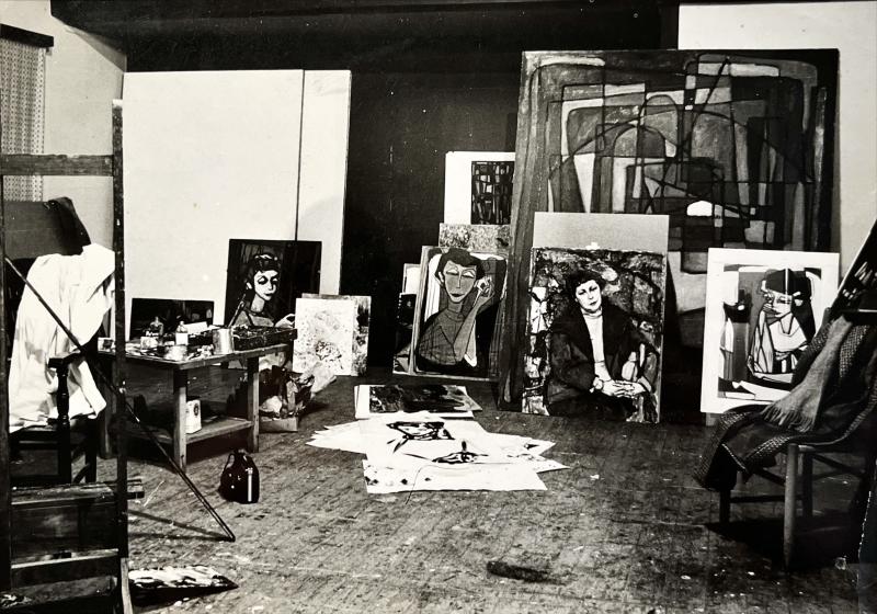 Atelier Hans Kaiser, Soest, 1950er Jahre, Archivfoto