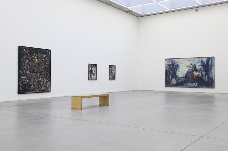 Ausstellungsansicht, „Hans Kaiser. Imaginäre Räume“, Kunstmuseum Bochum, 2014, Foto: Werner J. Hannappel