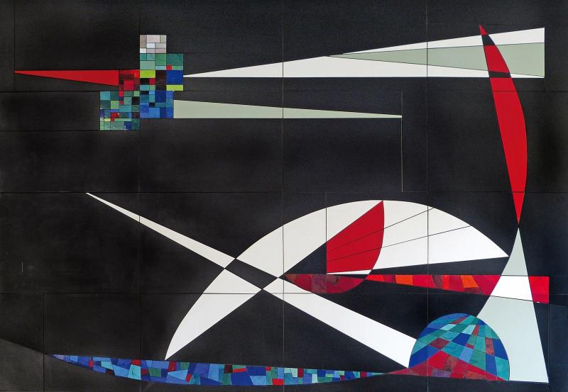 Hans Kaiser, Mosaik im ehemaligen Hauptzollamt Dortmund, 1957