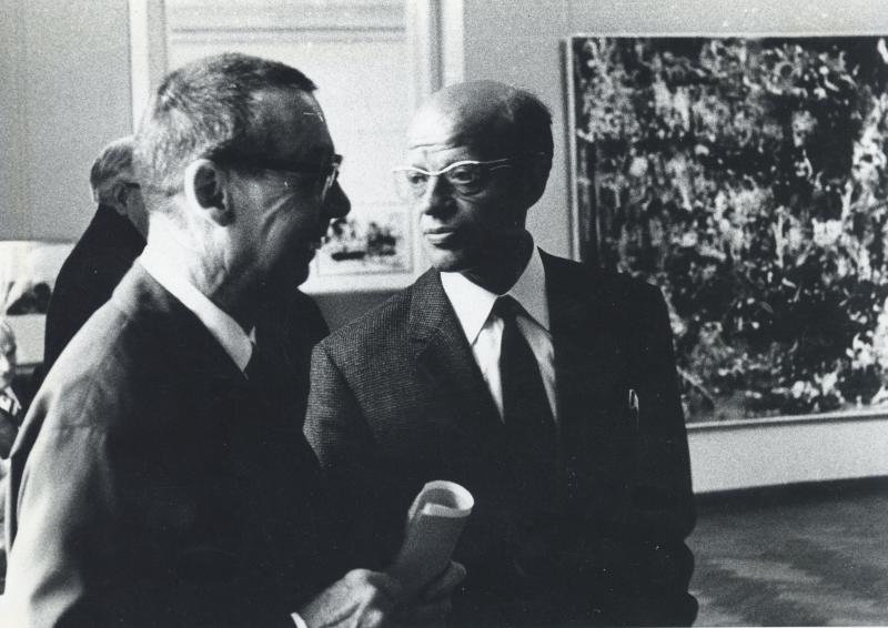 John Anthony Thwaites und Hans Kaiser, Witten, 1966, Archivfoto