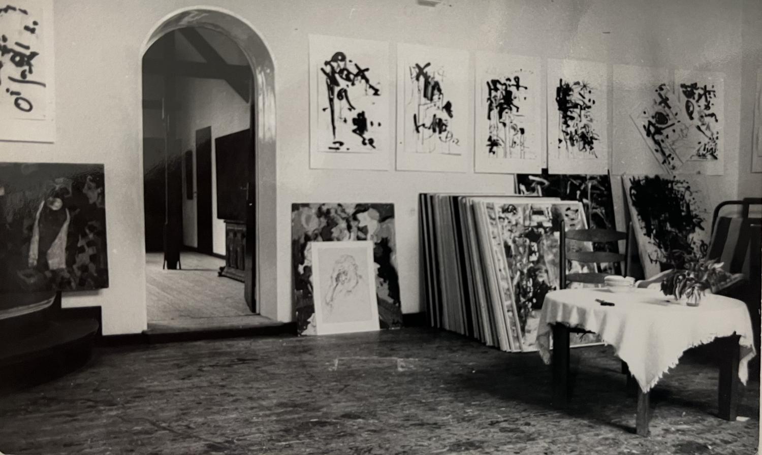 Atelier Kaiser, Soest, 1962, Archivfoto
